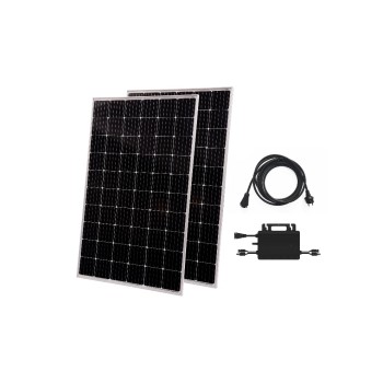 Technaxx Solar Balkonkraftwerk 600W TX-265, HMS-800W, for 2x 325 W Modul Monokristallin Technaxx Solar Balkonkraftwerk 600W TX-265, HMS-800W, for 2x 325 W Modul Monokristallin