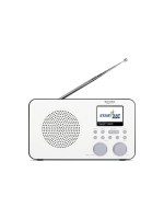 TechniSat Viola 2 C IR, weiss/schwarz, Portables DAB+ Internetradio, Farbdisplay