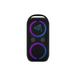 TechniSat Wummsbox BT-Speaker, schwarz, bis 12h Akku, IPX4, Lightshow
