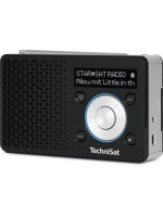 Technisat DigitRadio 1, DAB+ RAdio, black/silver, accu bis 10h