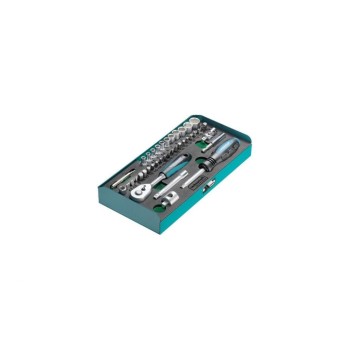 Technocraft Jeu de clés à douille 1/4 42 pièces Technocraft Jeu de clés à douille 1/4 42 pièces