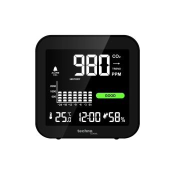 Technoline CO2 Luftgütemonitor WL1025, zur Überwachung der Raumluftqualität Technoline CO2 Luftgütemonitor WL1025, zur Überwachung der Raumluftqualität