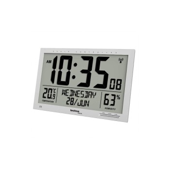 Technoline Funkwanduhr WS8013 white, ohne Batterie, grey Technoline Funkwanduhr WS8013 white, ohne Batterie, grey