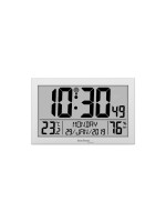 Technoline Horloge murale radio WS 8016 Argenté