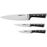 Tefal Ice Force Messerset 3-teilig, Kochm.20cm, Universalm. 11cm, Schälm. 9cm
