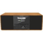 Telestar WLAN-Digitalradio TOP 300, Braun/Holz, BT 5.3, CD-Player, USB-Rec, App