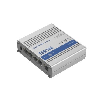 Teltonika TSW100 Industrie PoE Switch, 5x GE, (4xPOE+) 120W Budget, 4Pin DC Teltonika TSW100 Industrie PoE Switch, 5x GE, (4xPOE+) 120W Budget, 4Pin DC