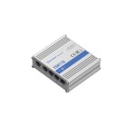 Teltonika TSW110 Industrie Switch, 5x GE, 4Pin DC 9 - 30 VDC, DIN&Wand Montage