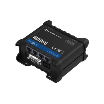 Teltonika LTE Dual-SIM Industrierouter, RUT956, 4x LAN, WLAN, LTE&WLAN&GPS-Antenne Teltonika LTE Dual-SIM Industrierouter, RUT956, 4x LAN, WLAN, LTE&WLAN&GPS-Antenne