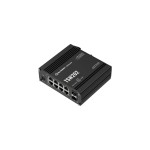 Teltonika TSW202 Industrie PoE+Manag.Switch, 8xGE, 2xSFP, 240W Budget, DIN-Rail, ohne NT
