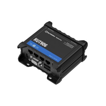 Teltonika RUT906 LTE Industrierouter, Cat,4, 4x LAN, WiFi-4, Dual-SIM, RS232/485 Teltonika RUT906 LTE Industrierouter, Cat,4, 4x LAN, WiFi-4, Dual-SIM, RS232/485