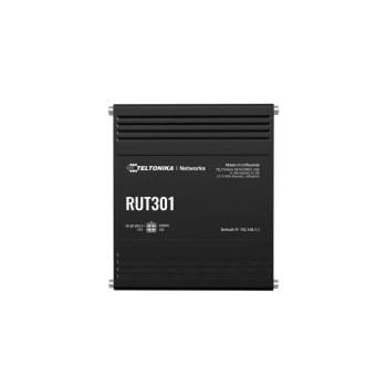 Teltonika RUT301 5 Port VPN Industrierouter, 5x 100Mbps, 1xUSB, DIN-Rail, -30 bis 75° Teltonika RUT301 5 Port VPN Industrierouter, 5x 100Mbps, 1xUSB, DIN-Rail, -30 bis 75°