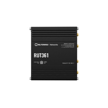 Teltonika LTE WLAN Industrierouter RUT361, Cat.6 LTE, 2x LAN, WiFi-4 Teltonika LTE WLAN Industrierouter RUT361, Cat.6 LTE, 2x LAN, WiFi-4