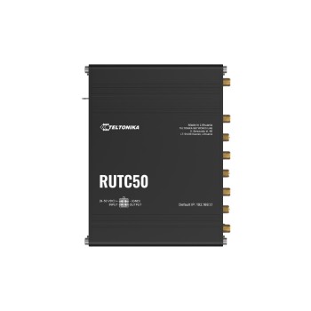 Teltonika 5G Industrierouter RUTC50 eSIM, 3.4Gbps 5G Sub-6Ghz SA/NSA, 5GE, WiFi-6
