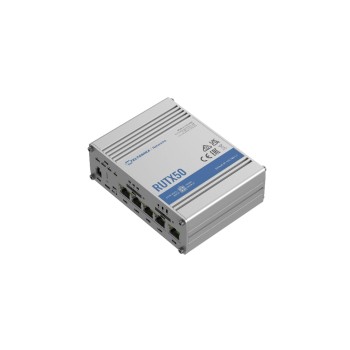 Teltonika 5G  Industrierouter RUTX503  eSIM, 3.3Gbps 5G, 2Gbps 4G, WiFi-5, 5x GE LAN