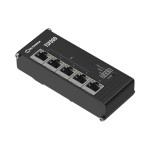 Teltonika TSF000 5Port PoE+ Industrieswitch, Low Profile, 100MBps, 7-57V DC, 120W