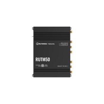Teltonika 5G/LTE Industrierouter RUTM50, EU-Version, 3.4Gbps 5G, WiFi-5, 5x GE 2xSIM