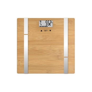 Terraillon Personenwaage Bamboo Fit, Bambus, 30x30cm