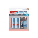 Tesa verstellbarer Klebenagel 2 x 1KG, für Leinwände, Tapete & Putz