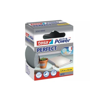 tesa extra Power Perfect, 38 mm x 2,75 m, grey tesa extra Power Perfect, 38 mm x 2,75 m, grey