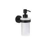 tesa Distributeur de savon Moon Black, 200 ml Noir