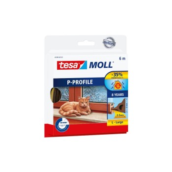 Tesa P-PROFILE BROWN, 6M x 9MM Tesa P-PROFILE BROWN, 6M x 9MM