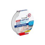 tesa Bande antidérapante Bain et douche, 5 m x 25 mm