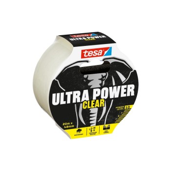 Tesa Ultra Power Clear Tape, 20m x 48mm Tesa Ultra Power Clear Tape, 20m x 48mm