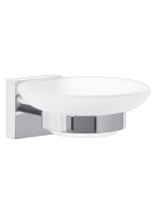 tesa Supports pour ustensiles de salle de bains Ekkro Blanc, Métal