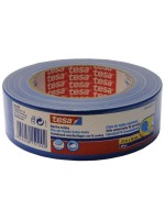 tesa Ruban textile adhésif 25 m x 38 mm, bleu