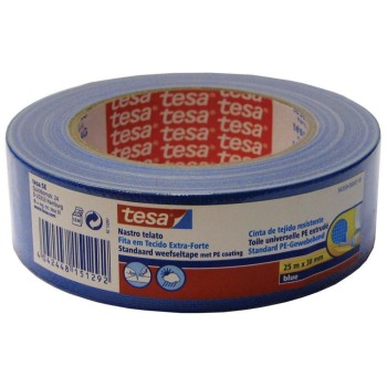 Gaffer Tape 25 m x 38 mm, Blau, Gewebeklebeband 25m