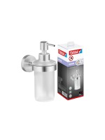 tesa Distributeur de savon Moon 200 ml, Acier inoxydable