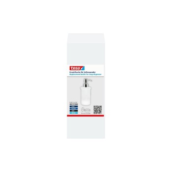 tesa Seifenspender Pumpspender ohne, ohne Bohren, silver