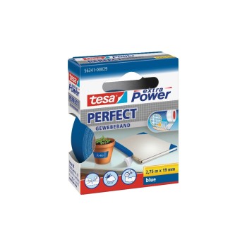 tesa extra Power Gewebeband Perfect, 2.75m x 19mm tesa extra Power Gewebeband Perfect, 2.75m x 19mm