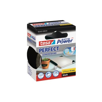 tesa extra Power Gewebeband Perfect, 2.75m x 38mm tesa extra Power Gewebeband Perfect, 2.75m x 38mm