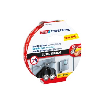 tesa Powerbond Montageband Ultra Strong, 5m x 19mm tesa Powerbond Montageband Ultra Strong, 5m x 19mm