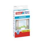 tesa Insect Stop Fliegengitter, Standard Fenster, 1m x 1m