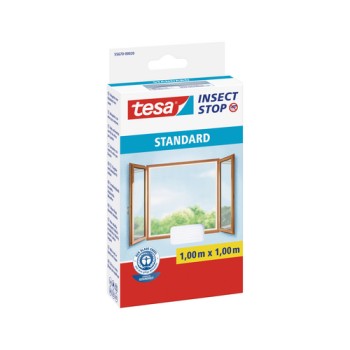 tesa Insect Stop Fliegengitter, Standard Fenster, 1m x 1m tesa Insect Stop Fliegengitter, Standard Fenster, 1m x 1m