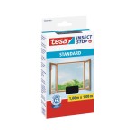 tesa Insect Stop Fliegengitter, Standard Fenster, 1m x 1m