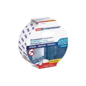 tesa Powerbond Montageband Spiegel, 5m x 38mm tesa Powerbond Montageband Spiegel, 5m x 38mm