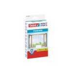 tesa Insect Stop Fliegengitter, Standard Fenster, 1.1m x 1.3m