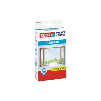 tesa Insect Stop Fliegengitter, Standard Fenster, 1.1m x 1.3m tesa Insect Stop Fliegengitter, Standard Fenster, 1.1m x 1.3m