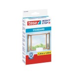 tesa Insect Stop Fliegengitter, Standard Fenster, 1.3m x 1.5m