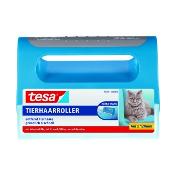 TESA Haushaltroller extrabreit, mit Abreisshilfe, wieder verschliessbar TESA Haushaltroller extrabreit, mit Abreisshilfe, wieder verschliessbar