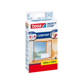 Tesa Insect Stop Comfort Fenster white, Grösse: 1m x 1m, Tesa Insect Stop Comfort Fenster white, Grösse: 1m x 1m,