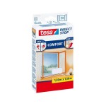 Tesa Insect Stop Comfort Fenster blanc, Grösse: 1.3m x 1.5m,