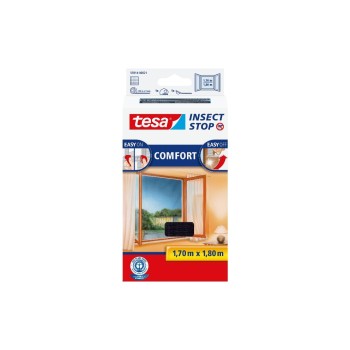 Tesa Insect Stop Comfort Fenster anthrazit, Grösse: 1.7m x 1.8m, Tesa Insect Stop Comfort Fenster anthrazit, Grösse: 1.7m x 1.8m,