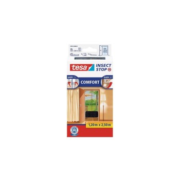 Tesa Insect Stop Comfort Türen anthrazit, Grösse: 2x 0.65m x 2.2m, Tesa Insect Stop Comfort Türen anthrazit, Grösse: 2x 0.65m x 2.2m,