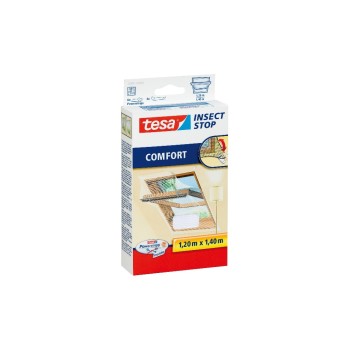 Tesa Insect Stop Comfort Dachfenster white, Grösse: 1.2m x 1.4m, Tesa Insect Stop Comfort Dachfenster white, Grösse: 1.2m x 1.4m,