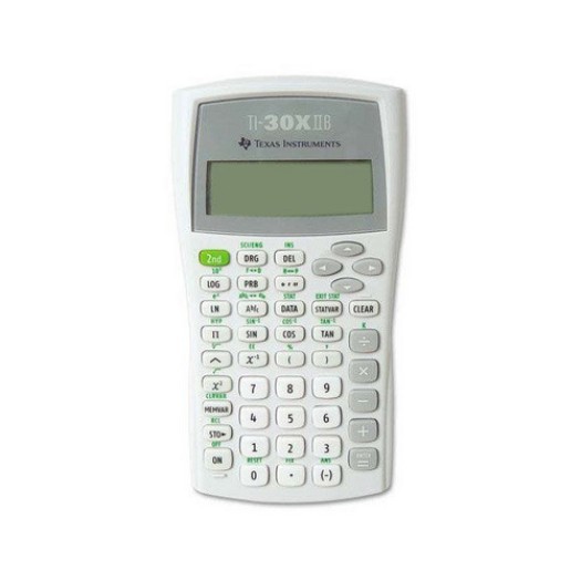 Texas-Instruments Schulrechner TI-30XIIB, 2-zeilige Anzeige, Batterie-Betrieb